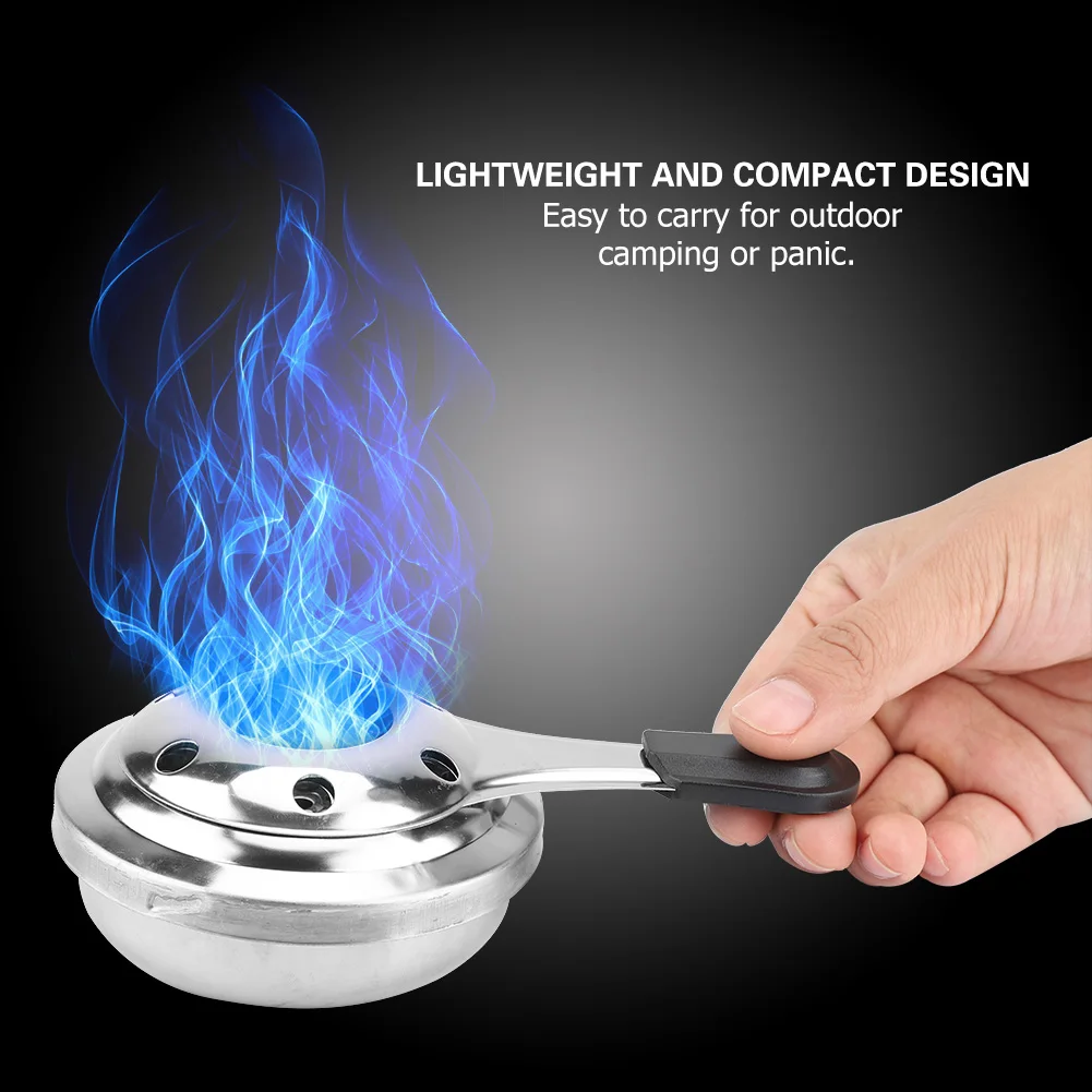 Открытый Мини нержавеющая сталь Ручка спиртовая плита топлива небольшой кемпинг