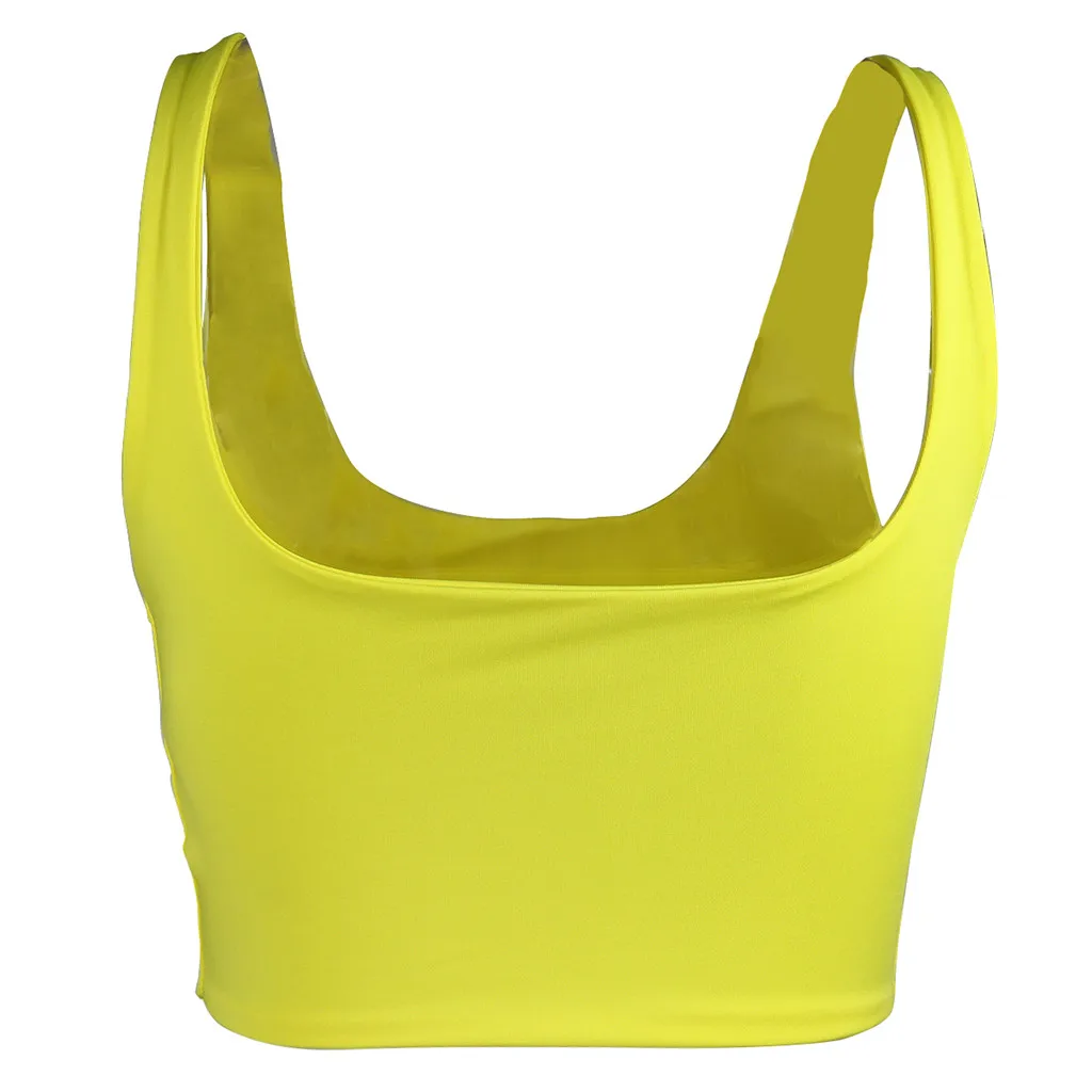 Однотонная майка на бретелях тонкий сексуальный укороченный топ женская