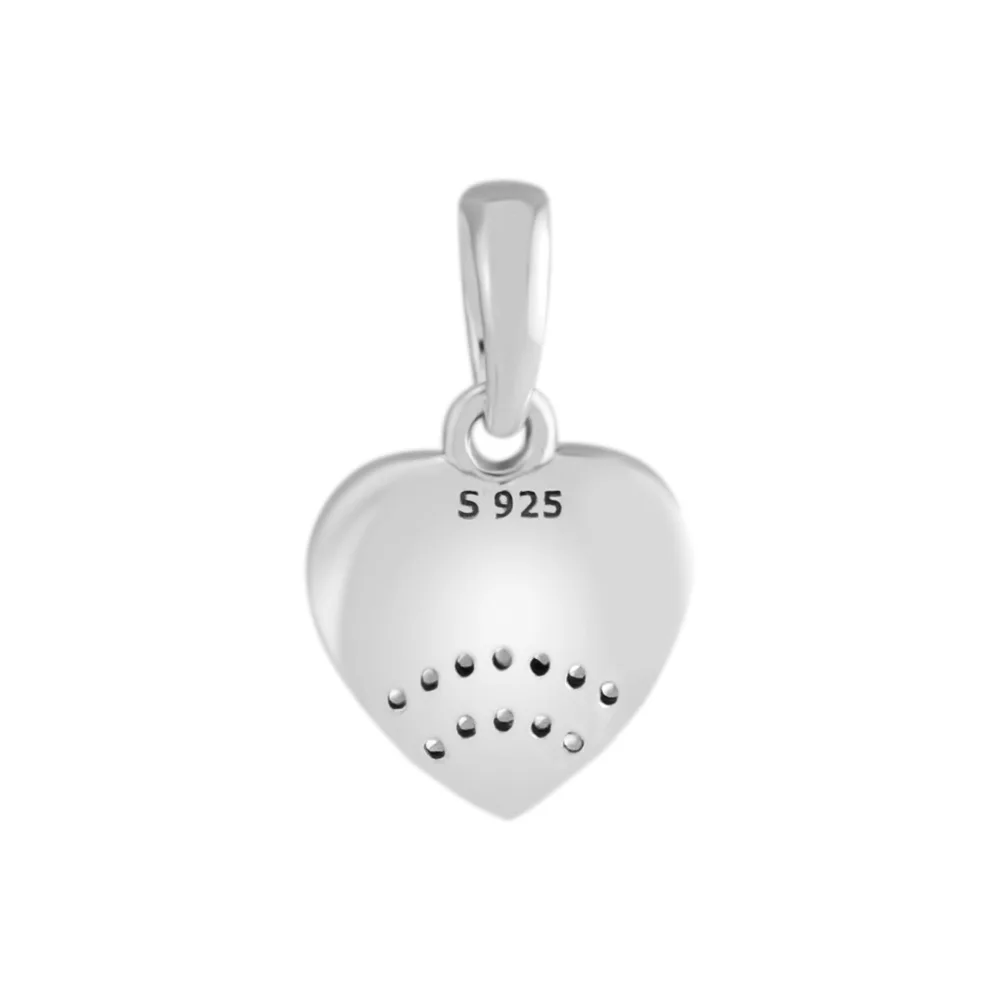 100% Стерлинговое Серебро 925 пробы Искусственная любовь подвески подходят для