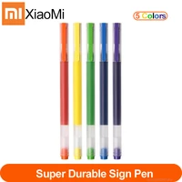 original xiaomi pen mijia color ink super durable sign pen mi pens 0 5mm signing pens smooth switzerland refill mikuni japan ink