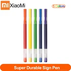 Оригинальная цветная ручка xiaomi Mijia, сверхпрочная ручка для письма MI, ручки 0,5 мм, гладкие швейцарские стержни Mikuni, японские чернила