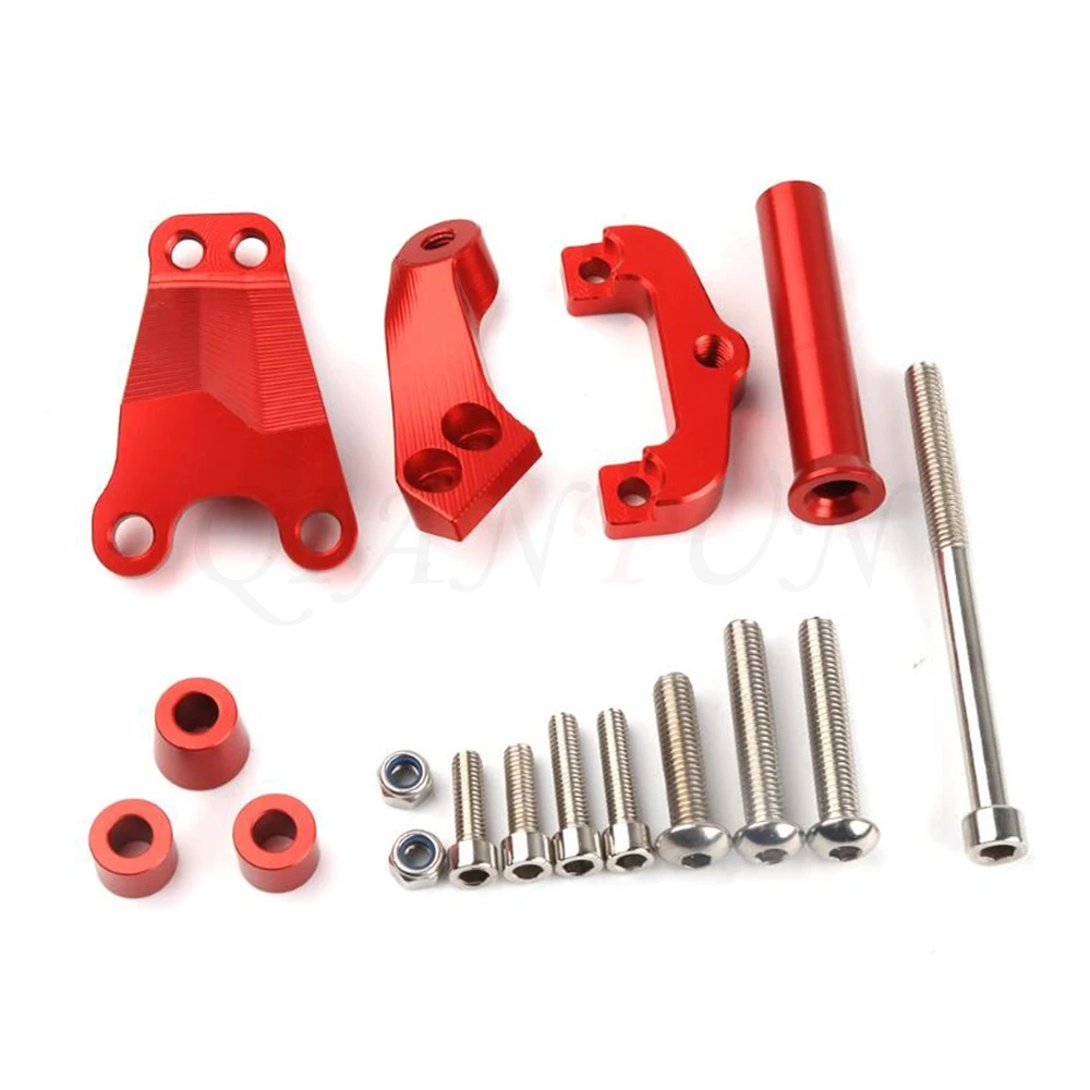 

Motorcycle CNC Steering Damper Bracket Stabilizer Mount Kit for Kawasaki ER-6N 2012 2013 2014 2015 2016