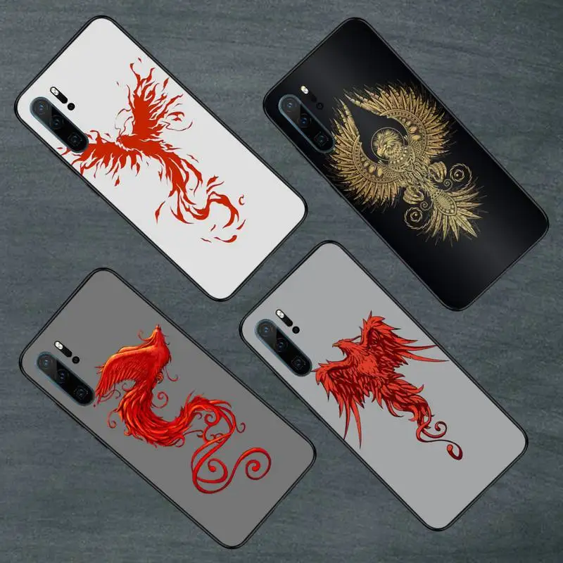 

Cool Animal Phoenix Phone Case For Huawei honor Mate P 9 10 20 30 40 Pro 10i 7 8 a x Lite nova 5t