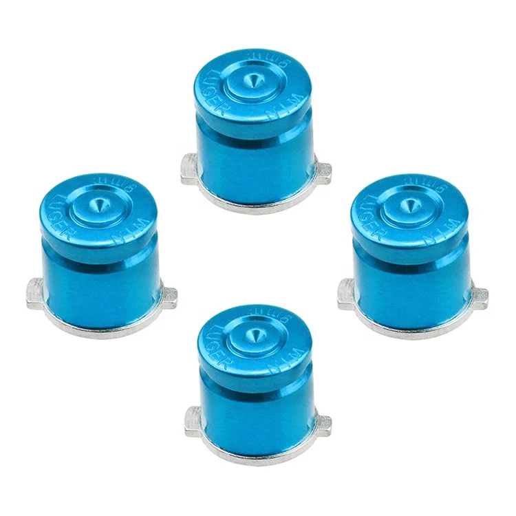 

High Quality ABXY Metal Aluminum Bullet Buttons for PS4 Controller