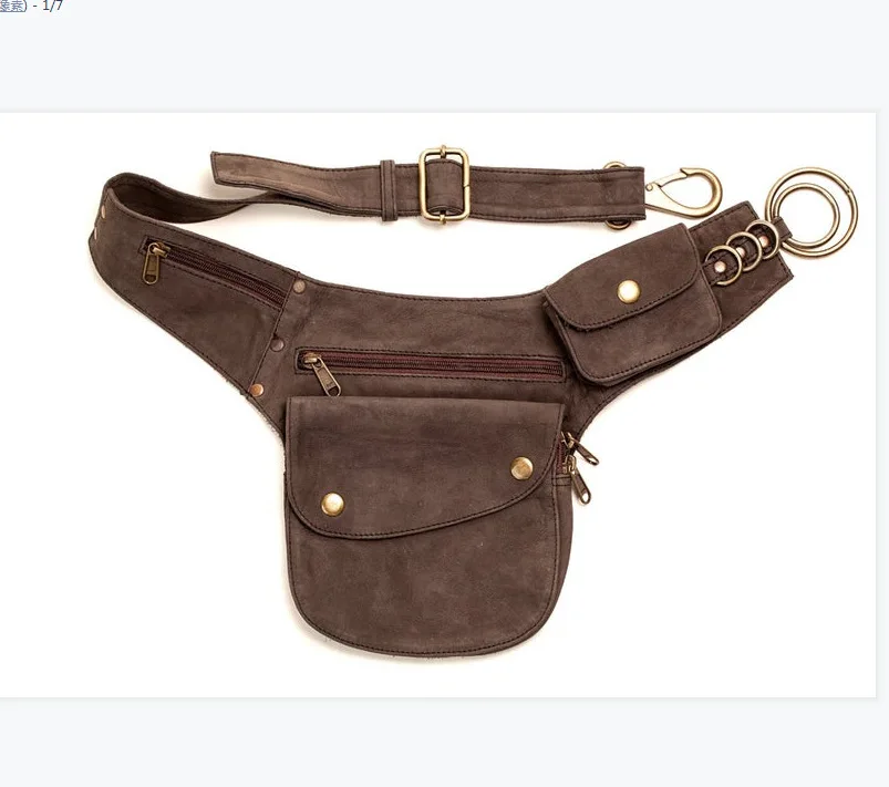 

Medieval renaissance adult Viking Knight pirate cosplay vintage pocket belt clothing bag