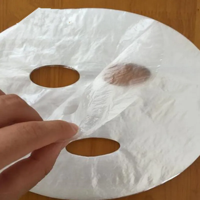 100 шт./лот Уход за кожей Красота полный лица маска Бумага Природные одноразовые