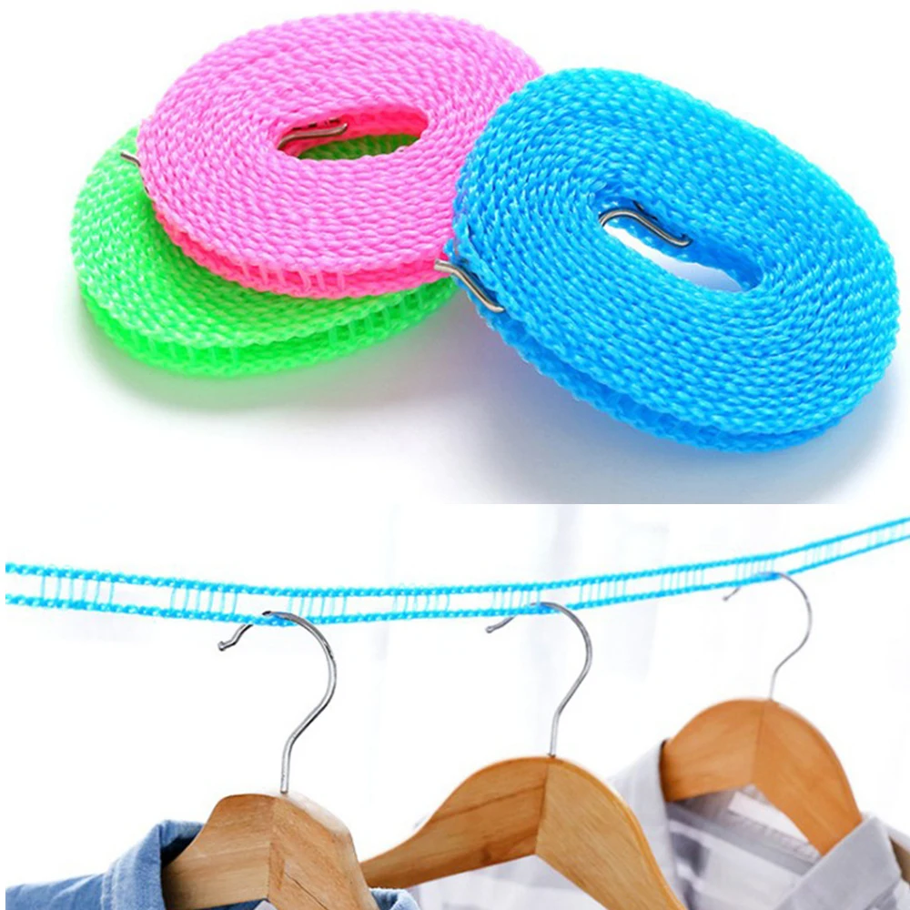 Наружная ветрозащитная Веревка для белья дорожный сматываемый поводок