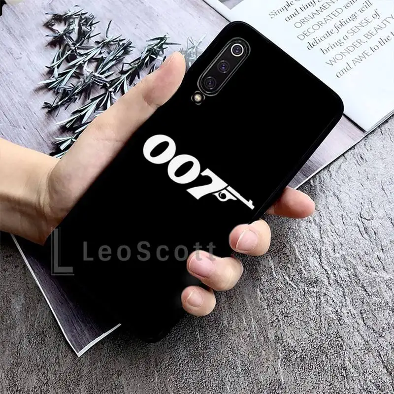

James bond 007 movie Phone Case For Xiaomi redmi Mi A1 A2 5 6 6PLUS 8 9 SE Lite MIX 2 2S MAX 2 3 Pocophone F1