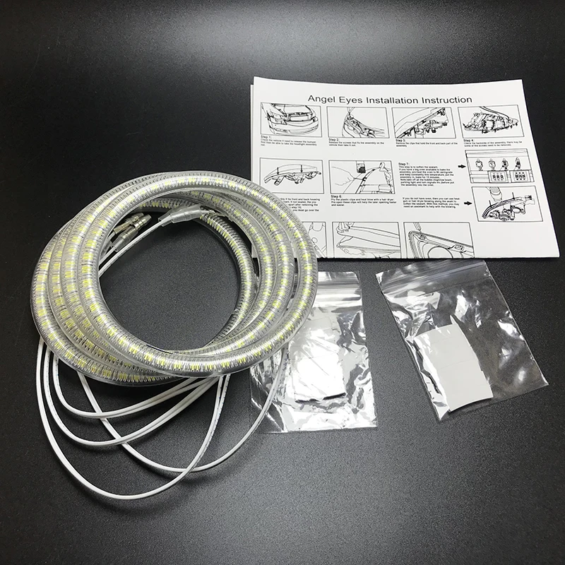 HochiTech для BMW Z4 E85 E86 2002-2008 ультра яркий SMD белый светодиодный ангельские глазки 2600LM