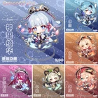 Милые Аниме фигурки минзумы Genshin Impact, Сара, шогун, Kokomi, настольное украшение, стоячий знак, фанаты, брелки
