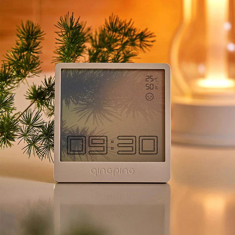 

Qingping Bluetooth Alarm Clock Multi-Function Time Management Timer with Temperature Humidity Sensor Work with Mijia App