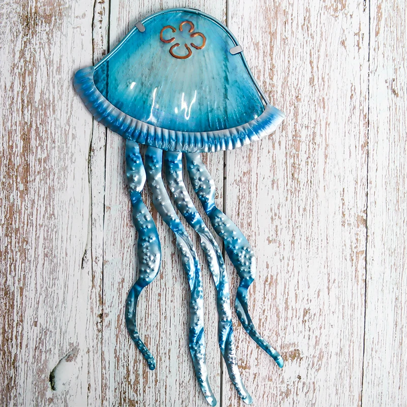 Металлический Настенный декор Медузы со стеклом для украшения дома и сада