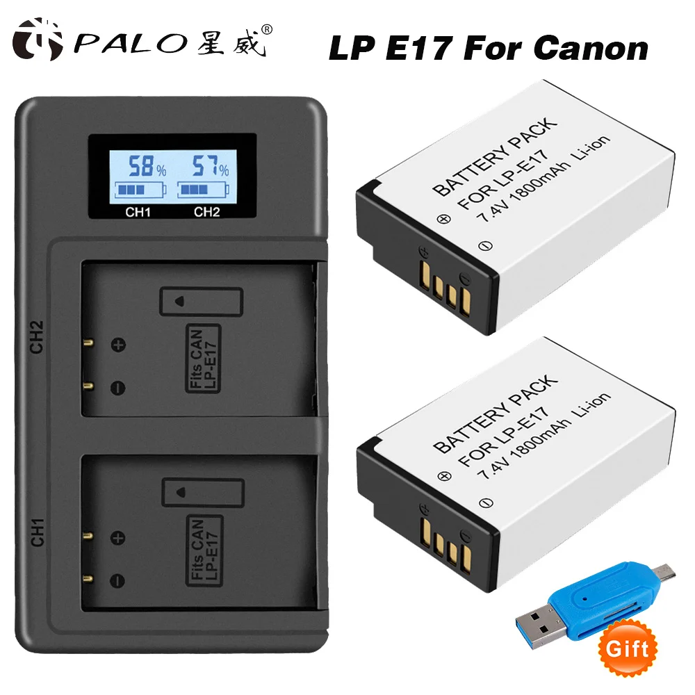 LP-E17 LP E17 LPE17 Rechargeable Li-ion Camera Battery For Canon EOS M5 M6 200D T6I T6S 750D 760D 77D Kiss X8I 8000D Cameras