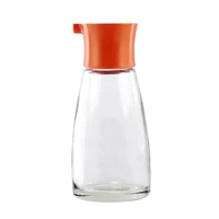 portable glass bottle soy sauce pot accessory kitchen gadget jar easy clean durable container condiment oil dispenser vinegar