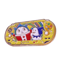 persona 4 teddie kuma inspired handheld console enamel pin game console brooch p4a p4g ted mr bear suit brooch