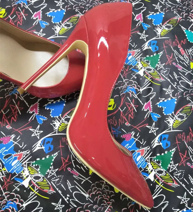 Туфли лодочки на высоком каблуке женская обувь из лакированной кожи женские