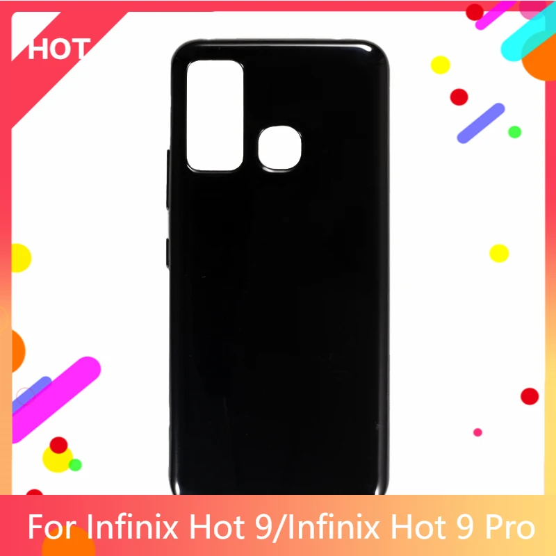 hot 9 case matte soft silicone tpu back cover for infinix hot 9 pro phone case free global shipping