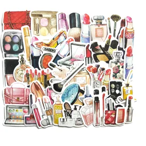 45 шт одежда с ручной росписью акварель красота наклейка для косметикиукрашение-помада Тетрадь планировщик для скрапбукинга вам возможность самостоятельно украсить свой телефон Бумага