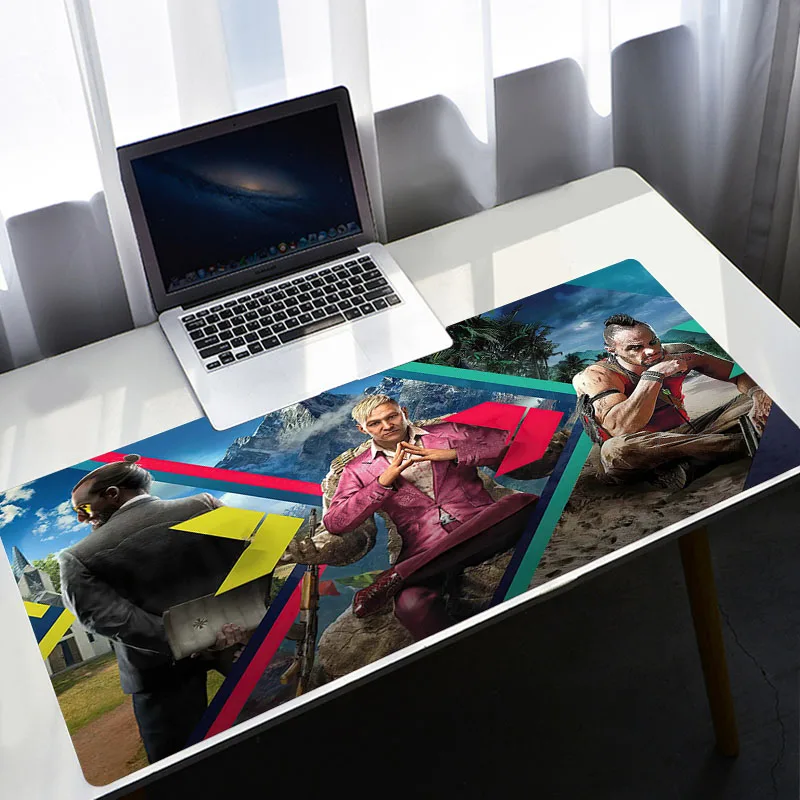 

Far Cry 5 Gaming Laptop Gamer Desk Large Mouse Pad Anime Gamers Accessories Rug Mausepad Varmilo PC Gamer Cabinet Mice Office