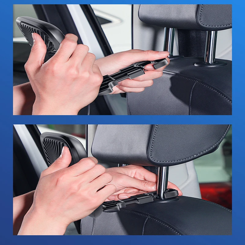 Электрический вентилятор портативный складной держатель с бесшумным складным