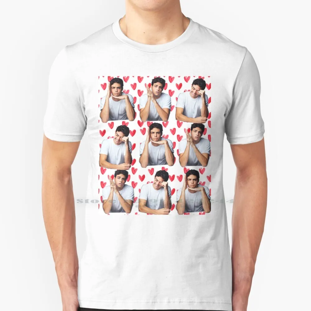 Футболка в виде сердца Ноя ценинео, 100% чистый хлопок, ноя ценинео, Питер кавинский, для всех мальчиков, которые я любил до Sierra