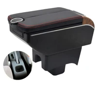 car lifan 320 330ev armrest storage box auto interior leather car styling central container store content box accessories parts