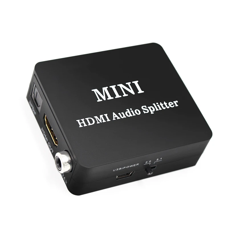 HDMI экстрактор сплиттер к SPDIF L/R 3 5 мм o видео конвертер с Usb кабелем | Электроника