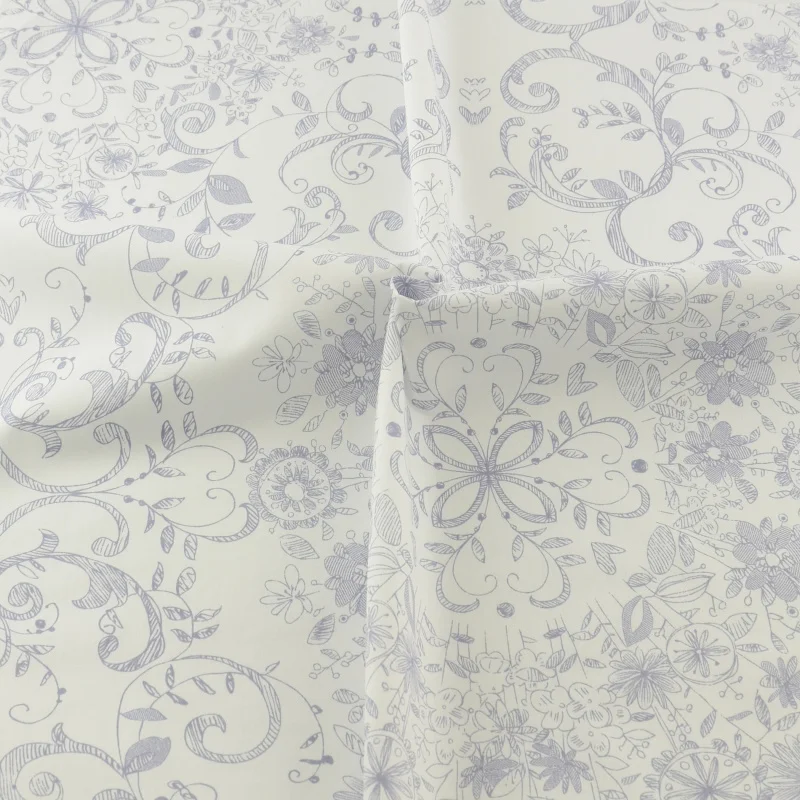 Хлопчатобумажная Ткань Серый Цветочные Лоскутная Швейные Лоскутное Постельные