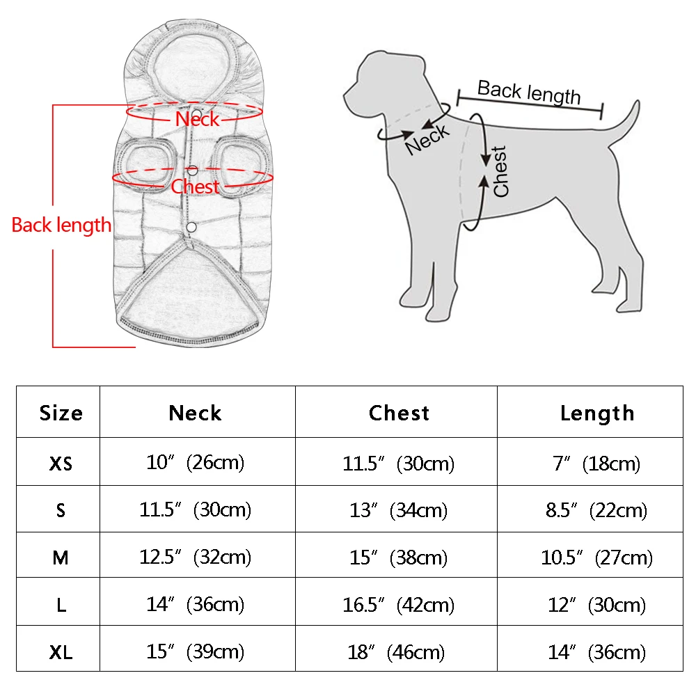 Одежда для собак зимнее хлопковое пальто чихуахуа мопса маленьких и средних