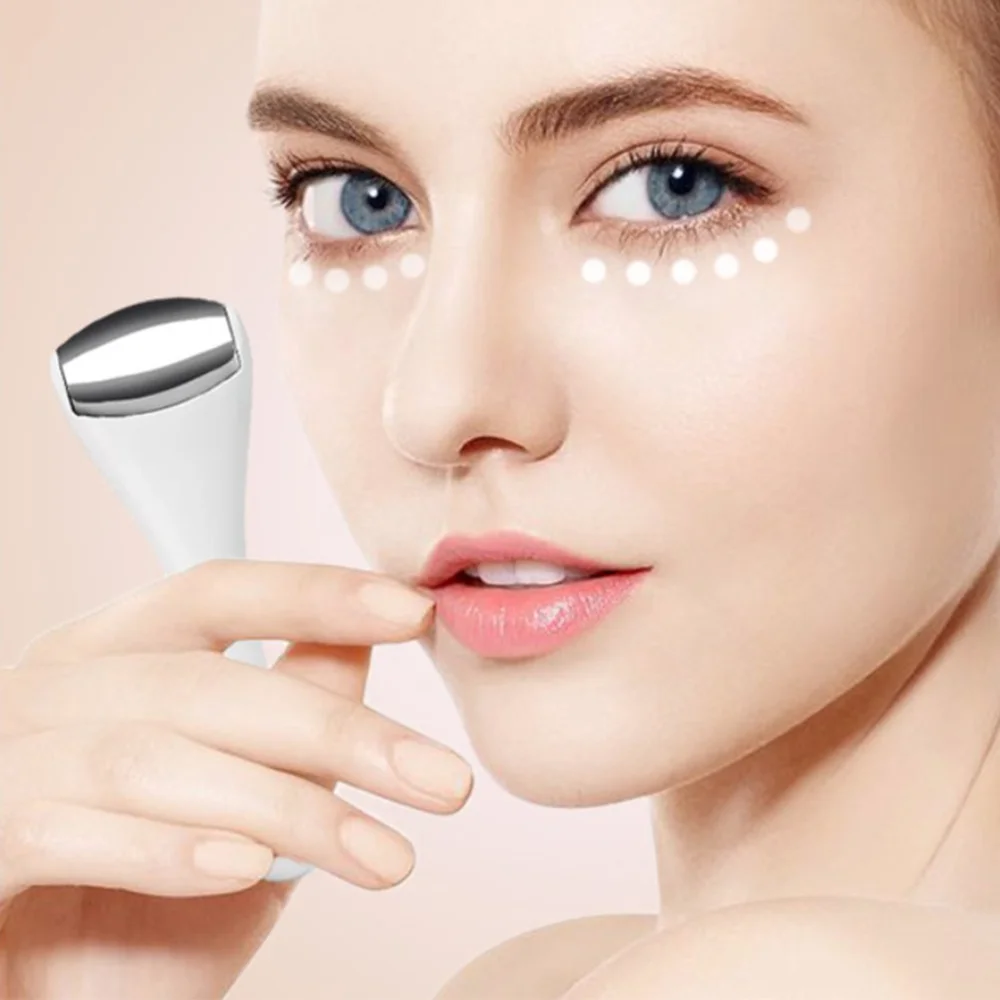 

1PC Handheld Eye Cream Lead-in Stick Practical Eye Facial Massaging Stick(White)