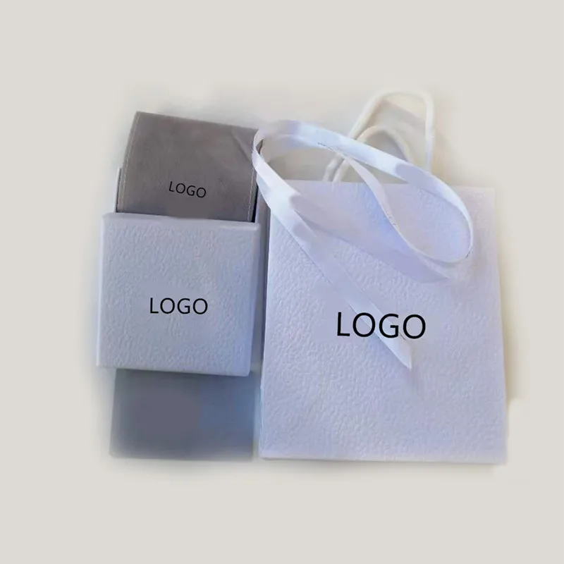 

Original popular white handbag card velvet bag classic simple fashion gift box