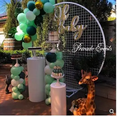 

Новая свадебная круглая АРКА, украшенная шарами