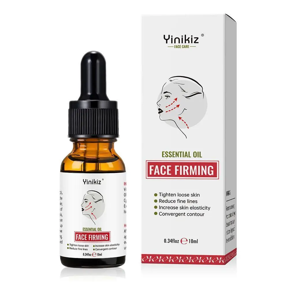 

New Face Slimming Oil Instant Lift Firming Serum Slimming Essential Face Care Anti-Wrinkle Moisturizing Gua Sha Massage Oil 10ml