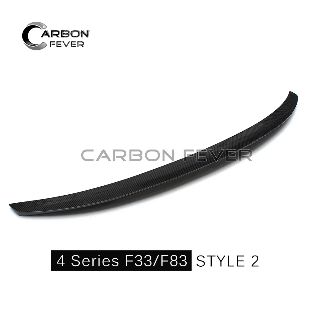 Спойлеры из углеродного волокна для BMW F33 Convertible 4 серии 420i 428i 435i F83 Car Back губ Wing