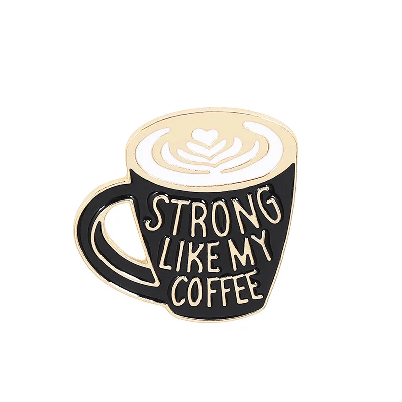 Креативная брошь в виде кофейной чашки Ювелирное Украшение хорошего друга гиftstong