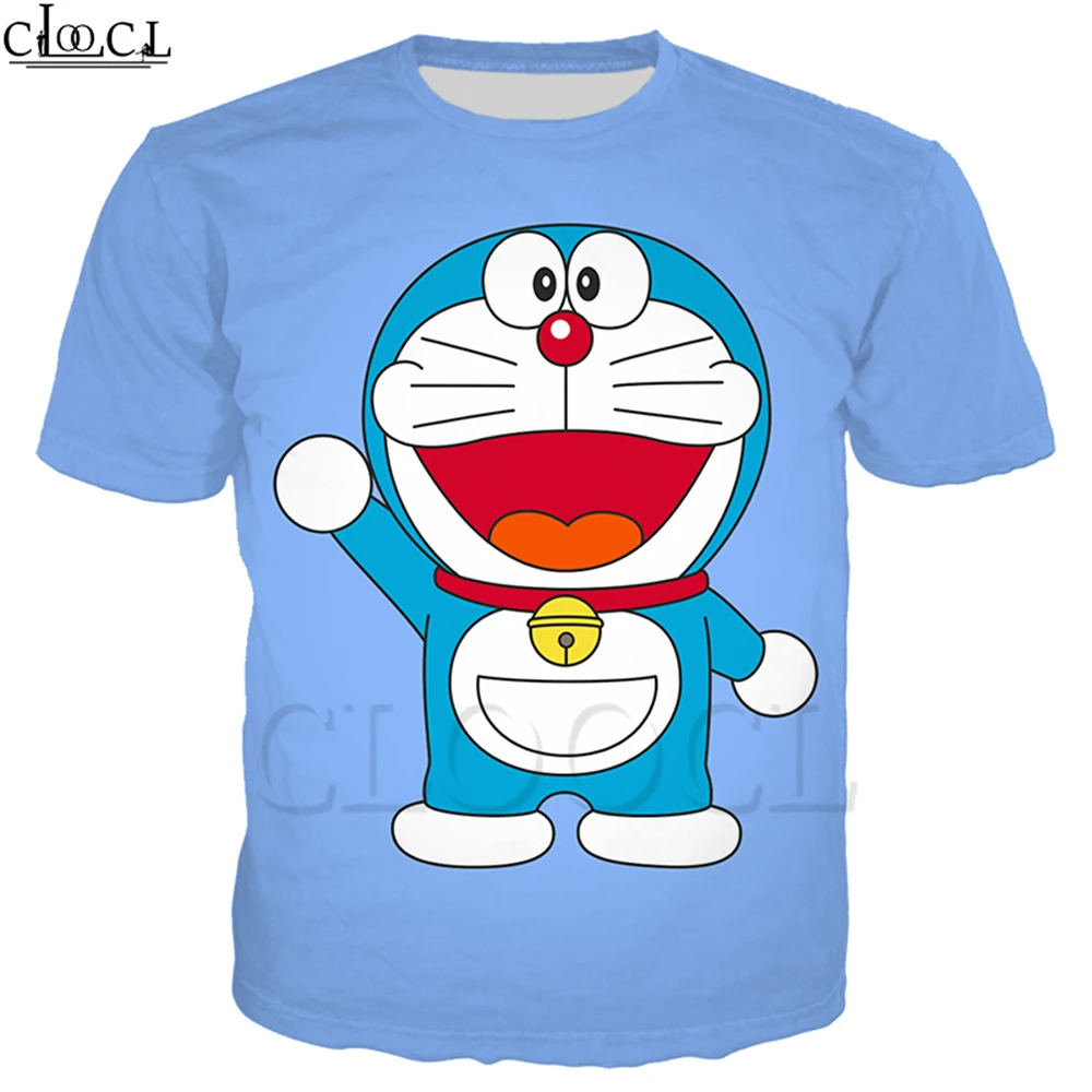 Футболка Doraemon с японским аниме для мужчин и женщин классический свитшот 3D