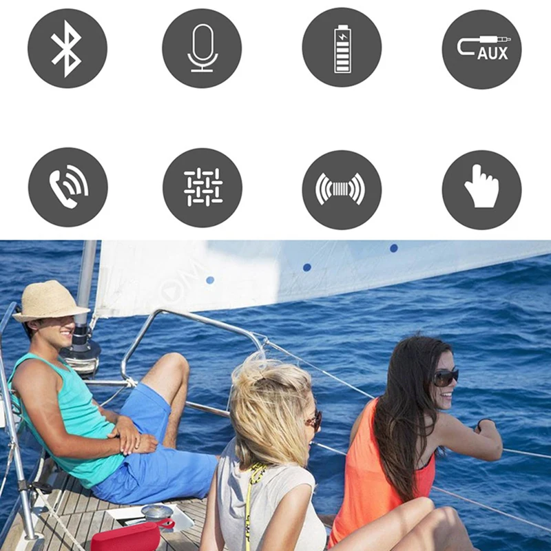 Q106 мини динамик Bluetooth 3D стерео музыка сабвуфер компьютер Открытый Портативный