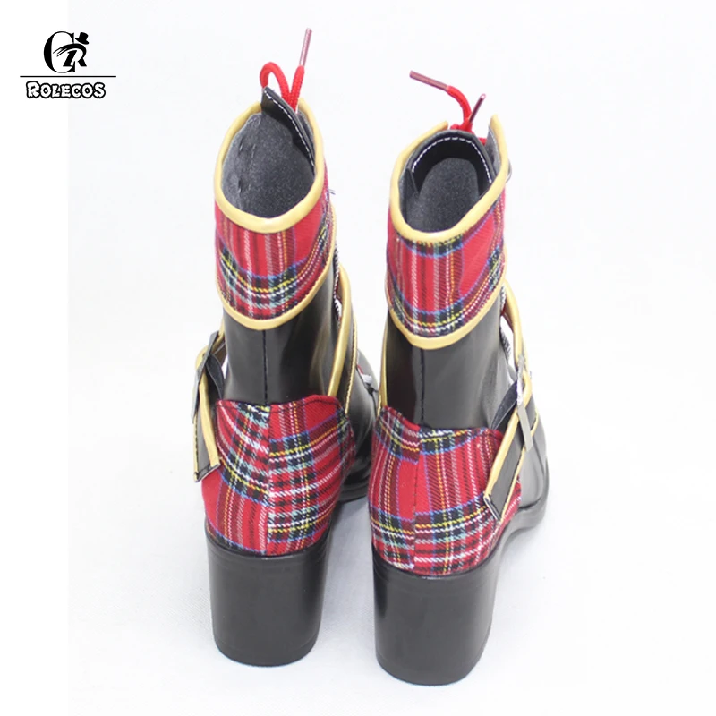 

ROLECOS Game Twisted Wonderland Cosplay Shoes Cosplay Boots PU Leather Shoes Halloween Carnival Cosplay For Costume