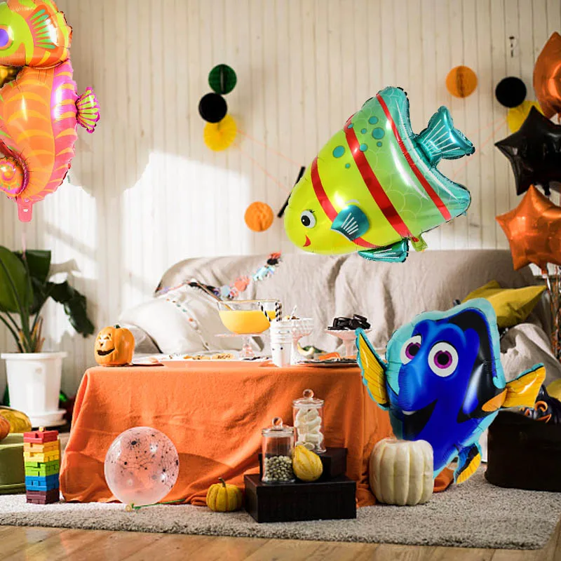 1 шт. морские животные тема вечерние шар Осьминог Рыба Акула Морская звезда