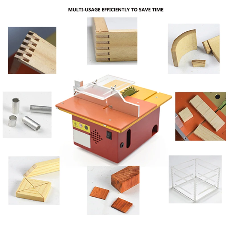 

Circular Mini Table Saw Panel Circular Saw Table Pedal DIY Woodworking Machines Mat with Scale