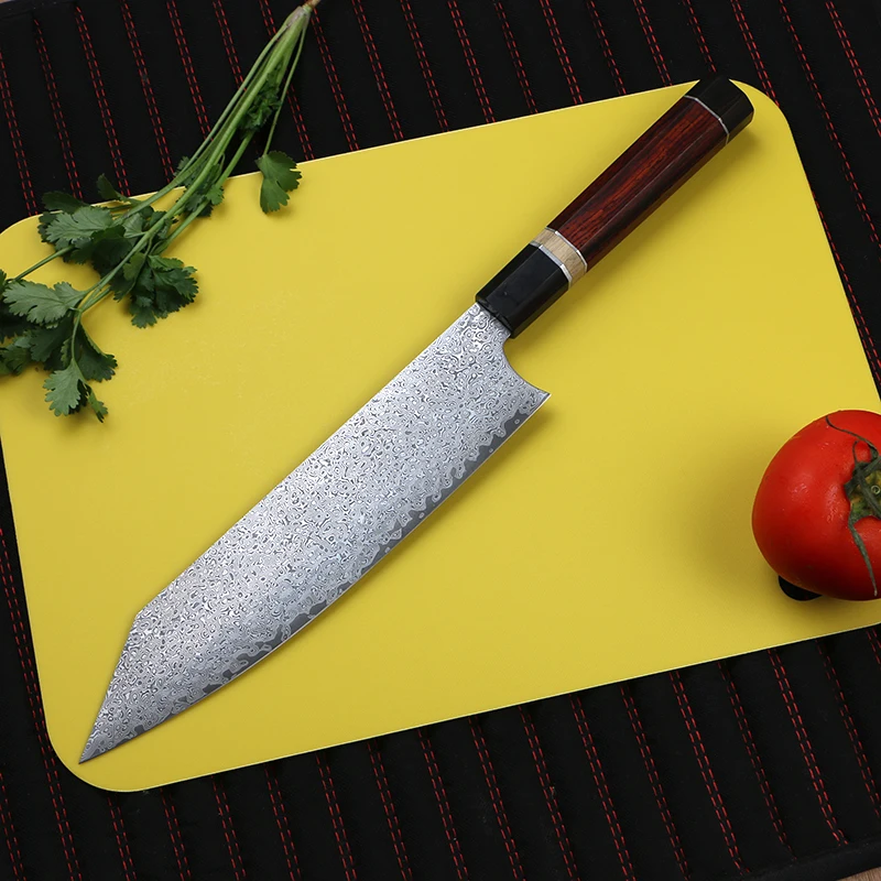 Кухонный нож шеф повар из дамасской реки 67 этажей дамасская река Япония длиной 8