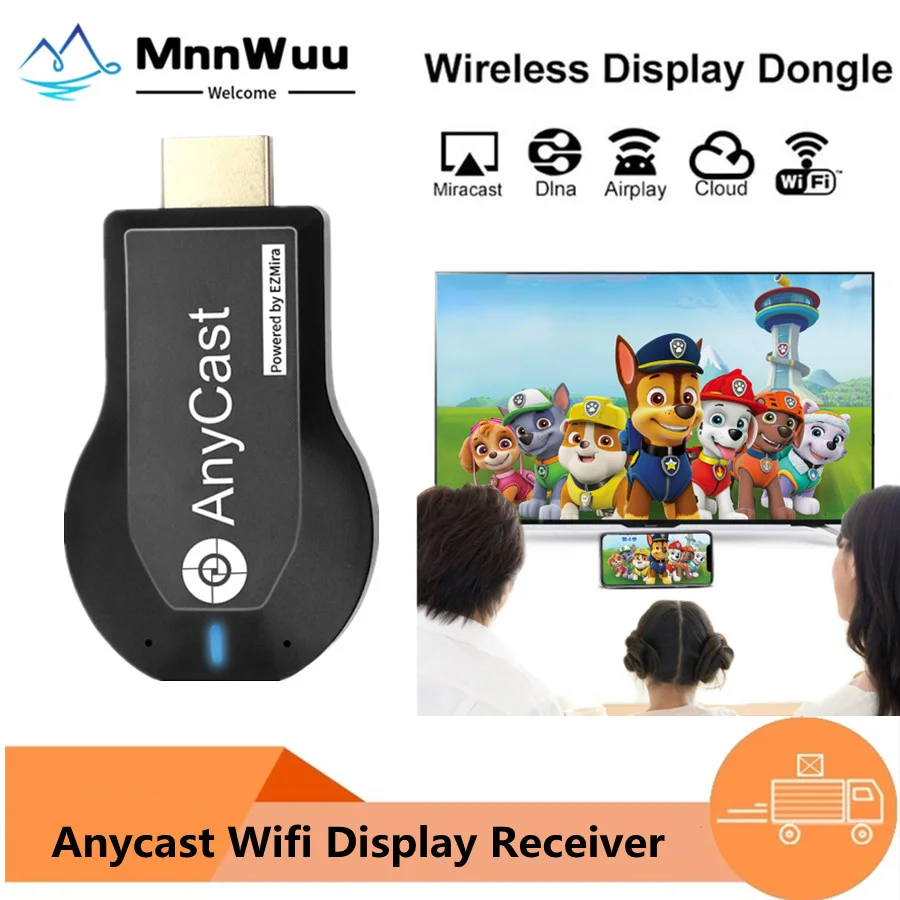 ТВ-приемник M2 Plus Wi-Fi дисплей приемник Anycast DLNA Miracast Airplay зеркальный экран