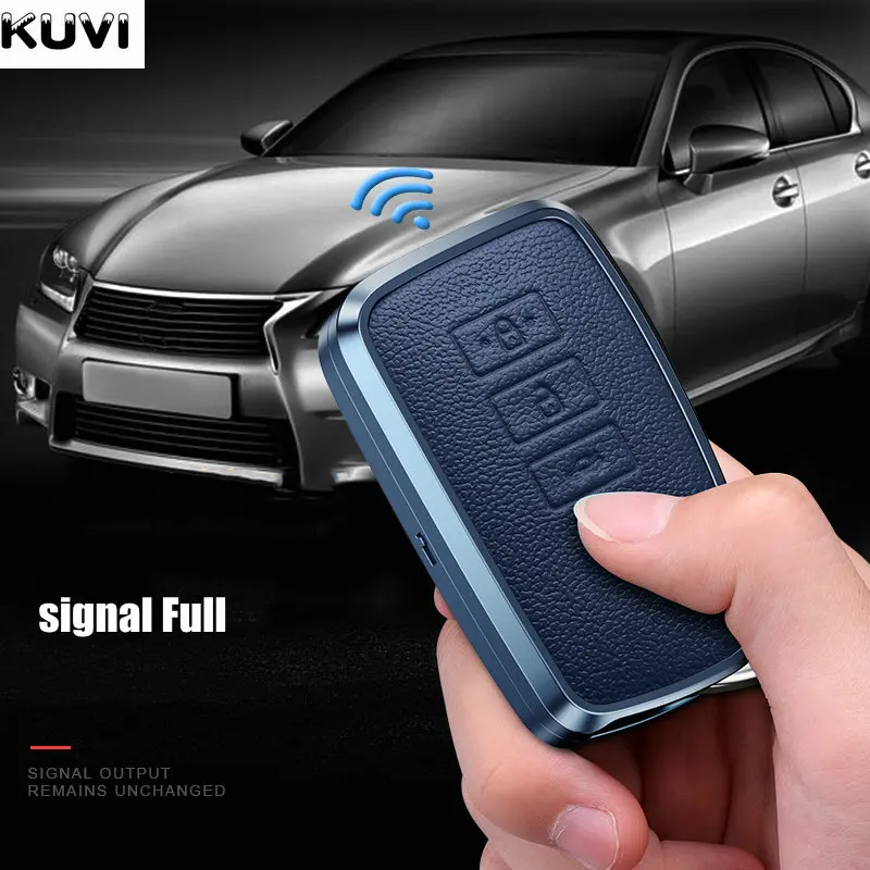 Чехол для автомобильного ключа из сплава и кожи чехол Lexus LX IS GS RX300 RX450 2016 2017 2018 2019 NX