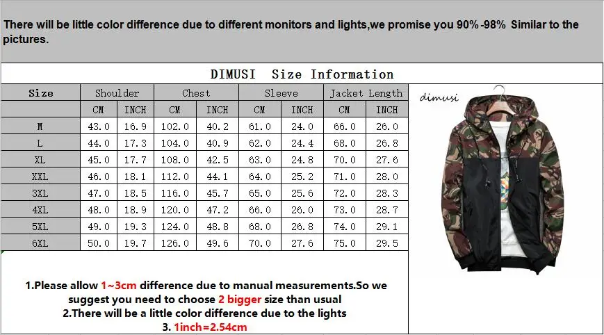 

Men's Jackets Spring Autumn Camouflage Military Hooded Coats Casual Zipper Male Thin Windbreaker Mens Brand Clothing 6XL