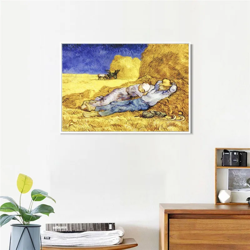 Обеда Ван Гога холст художественные картины импрессионист с природным