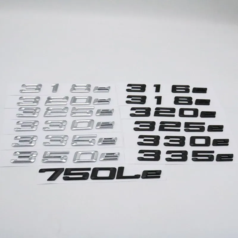 Задняя эмблема для BMW 316e 318e 320e 325e 330e 340e 335e 520e 528e 530e 540e 550e 730e 740e 740Le 750Le|Наклейки на