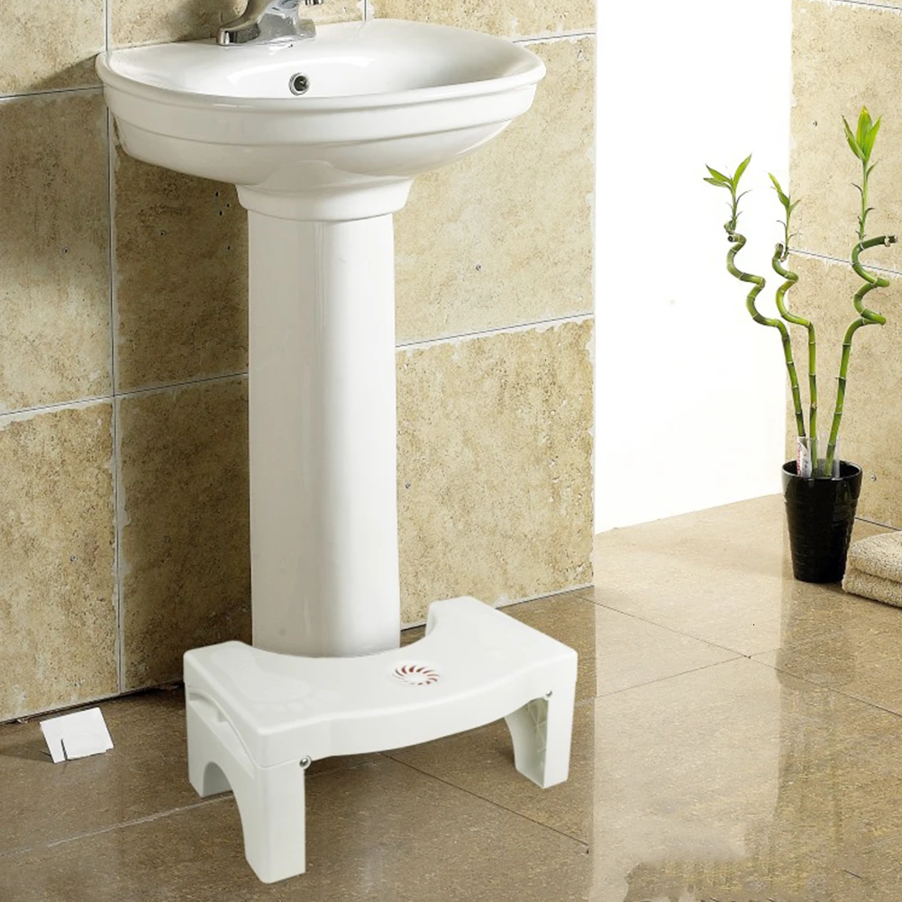 Bathroom Anti Constipation For Kids Foldable Plastic Footstool Squatting Stool Toilet Non-slip Children Small Platform |
