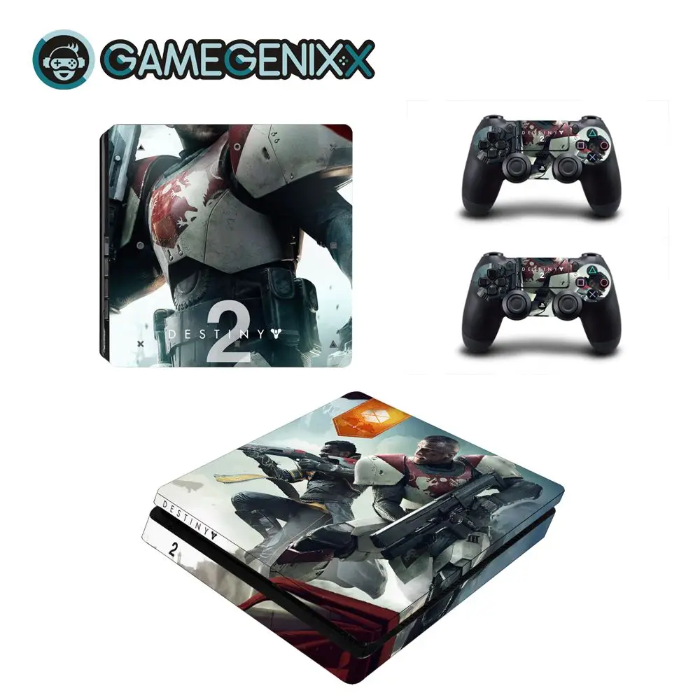Защитная Наклейка на кожу GAMEGENIXX для PS4 Slim Console и 2 контроллеров-deuty | Электроника