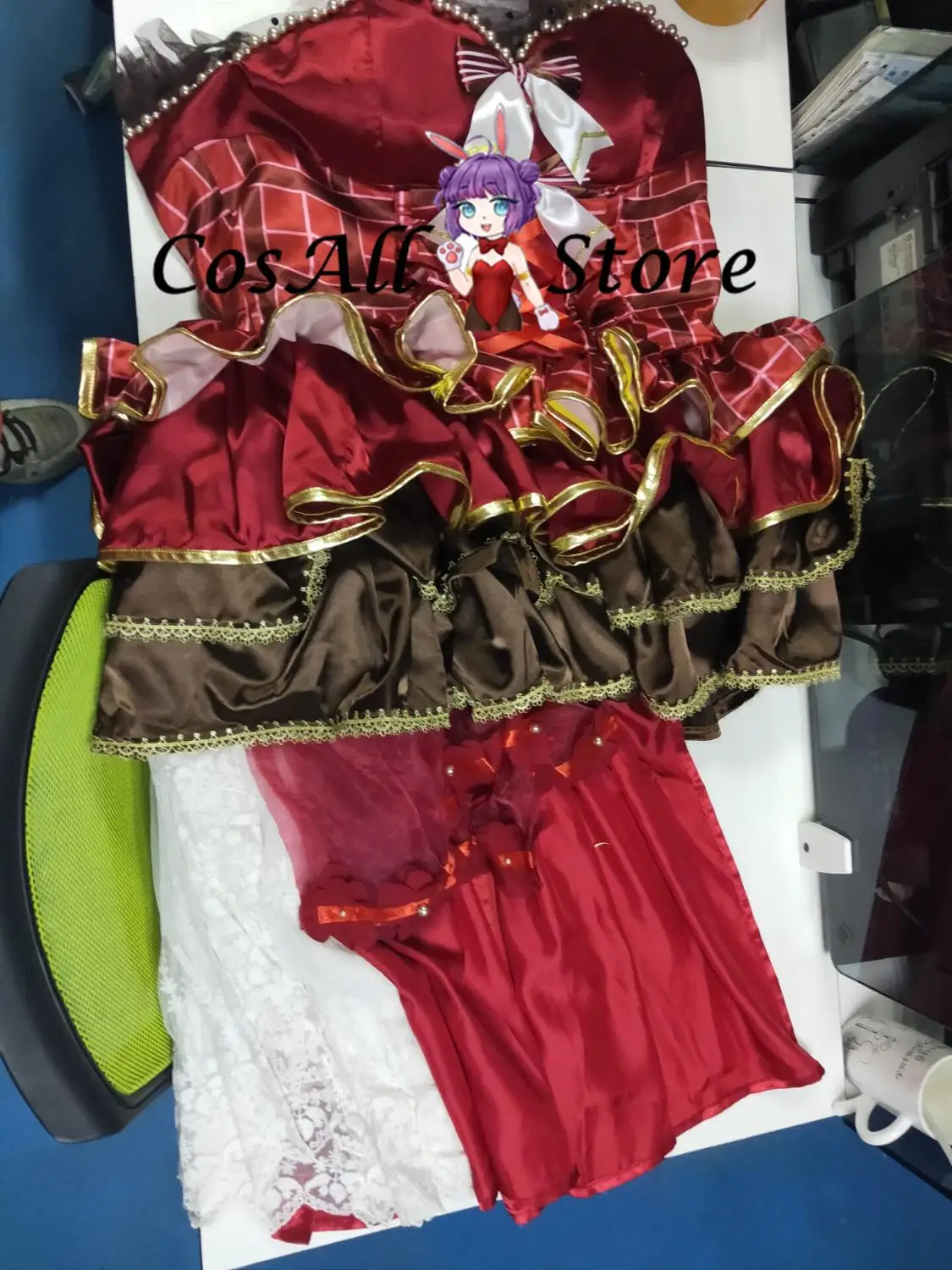Платье для костюмированной вечеринки LoveLive Sunshine Aqours на День святого Валентина