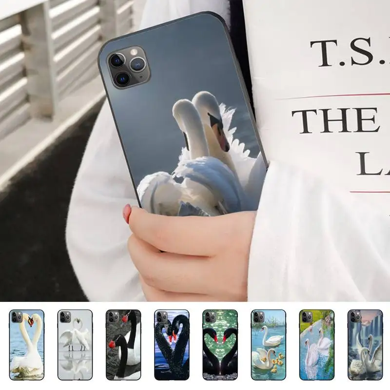 Flying Jewels силиконовый черный чехол для телефона IphoneX XS 11 11Pro 5 5s SE 6 6s Plus 7 8